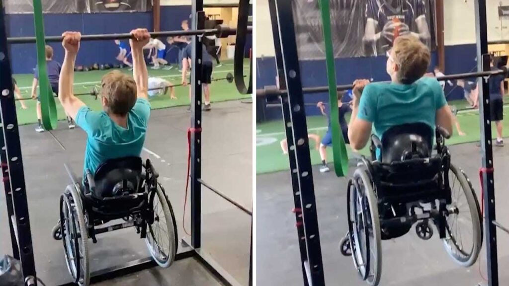 lifting in wheelchair