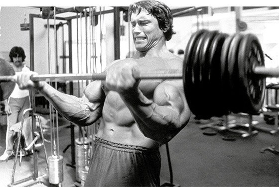 get jacked like arnie