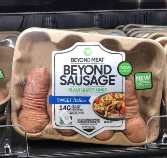 plant-based sausage